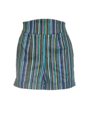 Pinup Couture Laura Byrnes Vintage style High-Waist Striped Shorts